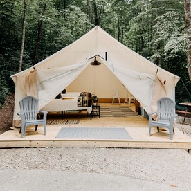 Amazing Safari Tent Rental in Nature, for Relaxing Getaways to Helen, Georgia - glamping.directory