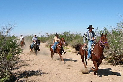 Traditional Pioneer Wagon Caravan Rental for Five near Lake Havasu City - Yucca, Arizona - glamping.directory