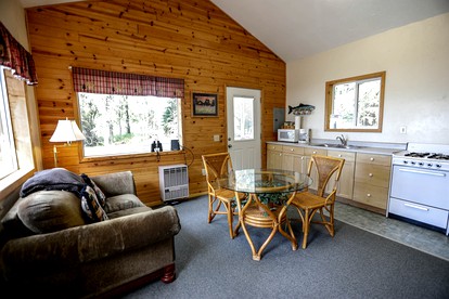 Spacious Waterfront Cabin Rental on the Shores of Cook Inlet, Alaska - Kasilof, Alaska - glamping.directory