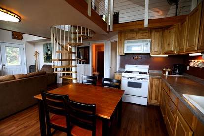 Spacious Waterfront Cabin Rental on the Shores of Cook Inlet, Alaska - Kasilof, Alaska - glamping.directory