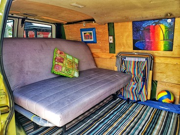 Unique Hand-Painted Campervan Rental near Miami for Florida Road Trip - Hallandale Beach, Florida - glamping.directory
