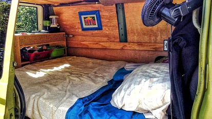 Unique Hand-Painted Campervan Rental near Miami for Florida Road Trip - Hallandale Beach, Florida - glamping.directory
