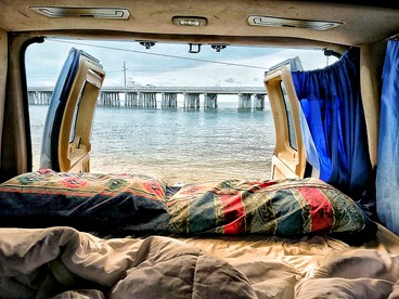 Unique Hand-Painted Campervan Rental near Miami for Florida Road Trip - Hallandale Beach, Florida - glamping.directory