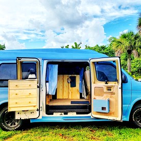 Unique Hand-Painted Campervan Rental near Miami for Florida Road Trip - glamping.directory