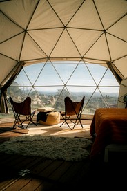 Enchanting Dome Glamping with Mountain and Pacific Views Near Fallbrook in Southern California - glamping.directory
