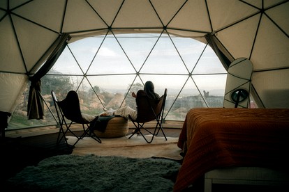 Enchanting Dome Glamping with Mountain and Pacific Views Near Fallbrook in Southern California - Fallbrook, California - glamping.directory