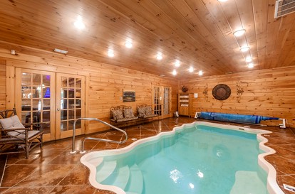 Unforgettable Family Vacations in this Stunning Rental with Indoor Pool in Sevierville, Tennessee - Sevierville, Tennessee - glamping.directory