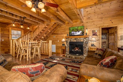 Unplug and Reconnect in this Charming Sevierville Cabin Rental in Tennessee - Sevierville, Tennessee - glamping.directory