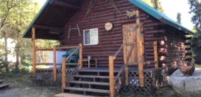 Family-Friendly Log Cabin with a Deck near Cook Inlet, Alaska - glamping.directory