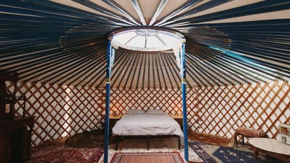 Authentic Mongolian Yurt in Sequoia National Forest, Perfect for a Glamping Retreat in Nature - Dunlap, California - glamping.directory