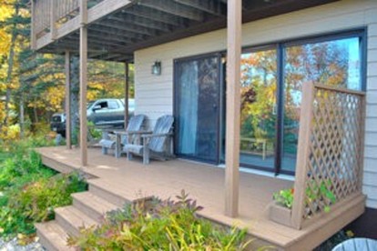 Lakefront Accommodation on Apostle Island on Lake Superior, Wisconsin - Bayfield, Wisconsin - glamping.directory