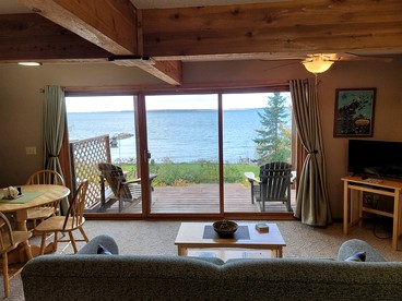 Lakefront Accommodation on Apostle Island on Lake Superior, Wisconsin - Bayfield, Wisconsin - glamping.directory