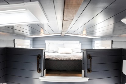 Secluded Bliss: Contemporary Tiny House with Deck in Apple Valley - Apple Valley, Utah - glamping.directory
