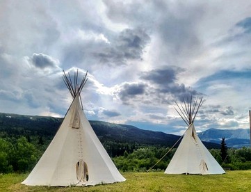 Peaceful, Tented Glamping Tipi with Easy Access to Eastside Glacier National Park in Montana - glamping.directory