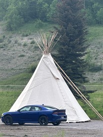 Peaceful, Tented Glamping Tipi with Easy Access to Eastside Glacier National Park in Montana - Browning, Montana - glamping.directory