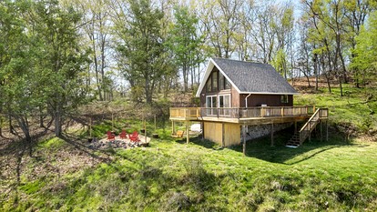 Picturesque Chalet-Style Cabin with Hot Tub, Minutes From the Shenandoah in Hardy County, West Virginia - glamping.directory
