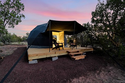 Romantic Stargazing Dome Glamping Retreat near Grand Canyon South Rim Arizona - glamping.directory