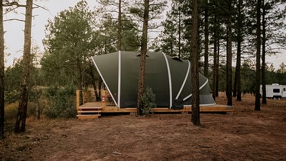 Cozy Family Glamping Escape with Heritage Orchard near Mountainair in Torreon, New Mexico - Torreon, New Mexico - glamping.directory