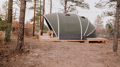 Cozy Family Glamping Escape with Heritage Orchard near Mountainair in Torreon, New Mexico - glamping.directory