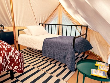 Romantic Getaways near Santa Fe Forest in this Safari Tent Rental in New Mexico - Pecos, New Mexico - glamping.directory