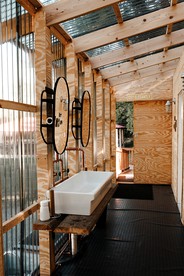 Romantic Getaways near Santa Fe Forest in this Safari Tent Rental in New Mexico - Pecos, New Mexico - glamping.directory