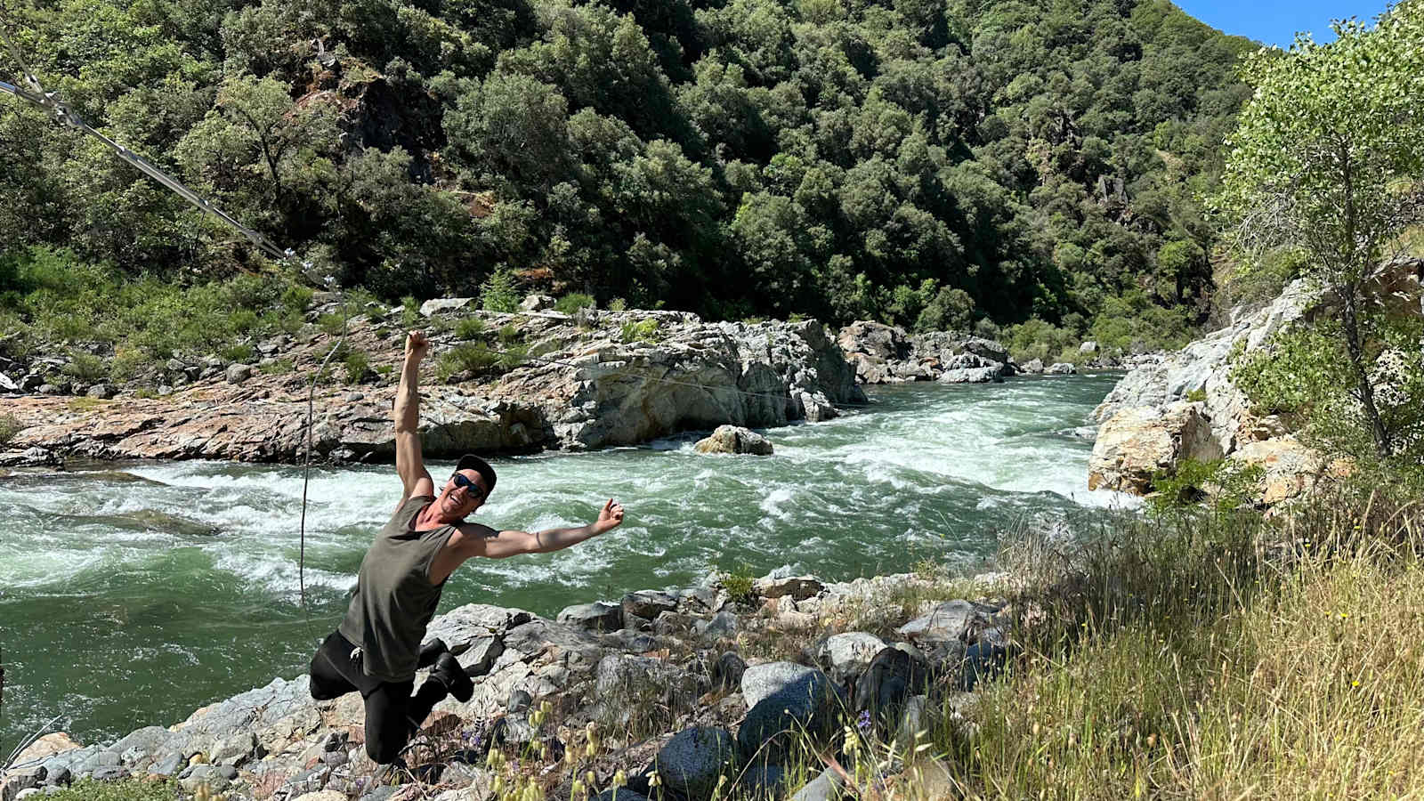 BALI HUTS ON PRIVATE YUBA - North San Juan, California - glamping.directory