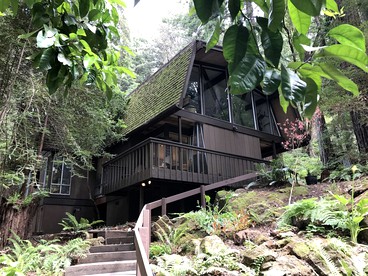 Charming Redwood Vacation Rental for Four in San Geronimo, California - glamping.directory