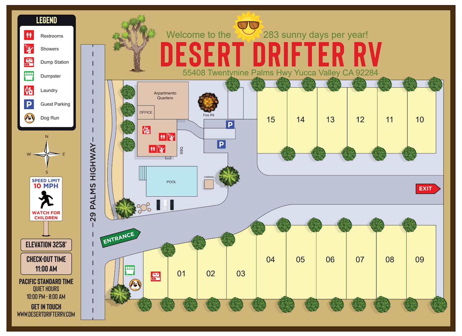 Desert Drifter RV Park-Joshua Tree - Yucca Valley, California - glamping.directory