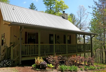 Quiet Cabin with Fire Pit and Hot Tub in the Great Smoky Mountains of North Carolina - glamping.directory