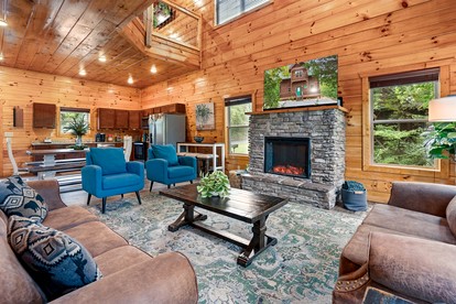 Scenic Smoky Mountain Log Cabin with Indoor Pool & Hot Tub Near Dollywood – Sevierville - Sevierville, Tennessee - glamping.directory