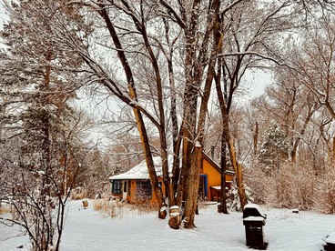 Artistic Garden Casita on Organic Farm in New Mexico - glamping.directory