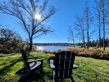 Picturesque Waterfront Cottage with Waterfall Views, Fireplace & Deck, Near Acadia National Park in Gouldsboro, Maine - Gouldsboro, Maine - glamping.directory