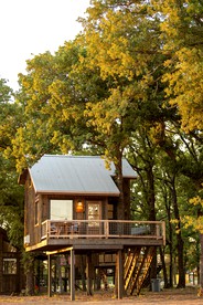 Texan Tree House for an Outdoor Adventure near Magnolia - Elm Mott, Texas - glamping.directory