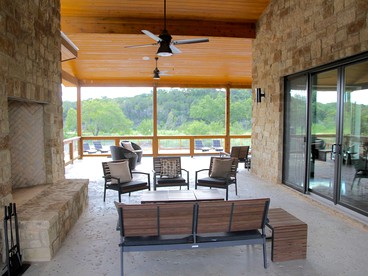 Modern Vacation Rental a Pool on the Blanco River in Wimberley, Texas - Wimberley, Texas - glamping.directory
