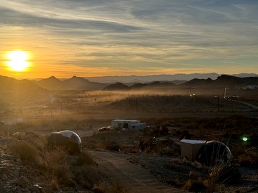Unique and Pet Friendly Glamping Dome with Views of Big Bend National Park, Perfect for a Texas Glamping Getaway - Terlingua, Texas - glamping.directory