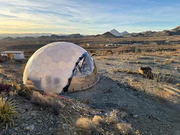 Unique and Pet Friendly Glamping Dome with Views of Big Bend National Park, Perfect for a Texas Glamping Getaway - glamping.directory