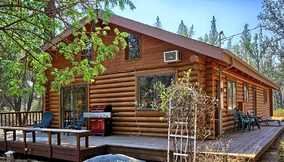 Cozy Log Cabin near Yosemite National Park in California - glamping.directory
