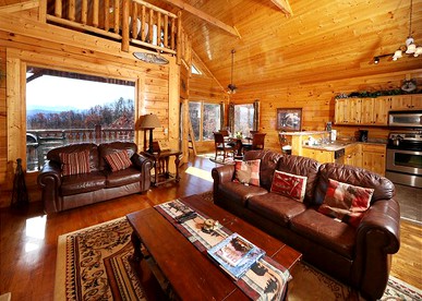 Enchanting Log Cabin Accommodation with a Private Hot Tub in Sevierville, Tennessee - Sevierville, Tennessee - glamping.directory