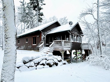 Cozy Lakefront Retreat with Game Room, Outdoor Living and Dock in Wisconsin - Stone Lake, Wisconsin - glamping.directory