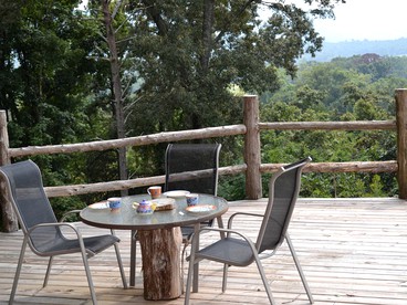 Stately Log Cabin with a Pool for a Group Getaway near Chickamauga, Georgia - Chickamauga, Georgia - glamping.directory
