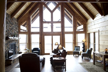 Stunning Private Cabin Getaway with Gorgeous Fireplace near Quincy, Illinois - Loraine, Illinois - glamping.directory