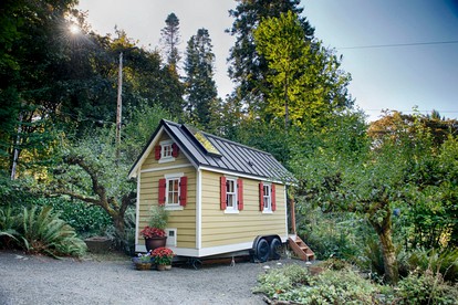 Adorable Rural Tiny House Rental on the Puget Sound in Olympia, Washington - glamping.directory