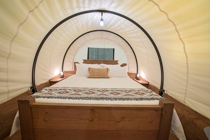 Beautiful Glamping Wagon Great for Outdoor Adventures in Tennessee - Benton, Tennessee - glamping.directory