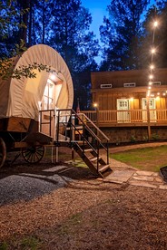 Beautiful Glamping Wagon Great for Outdoor Adventures in Tennessee - Benton, Tennessee - glamping.directory
