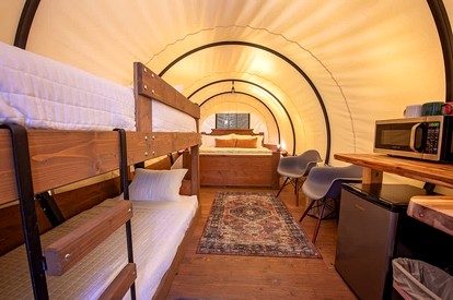 Beautiful Glamping Wagon Great for Outdoor Adventures in Tennessee - Benton, Tennessee - glamping.directory