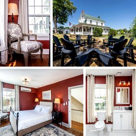 Romantic Historic Inn Suite with Mountain Views in Luray, Virginia - Luray, Virginia - glamping.directory