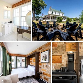 Romantic Historic Inn Suite with Mountain Views in Luray, Virginia - glamping.directory