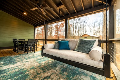 Scenic Bluffside Tiny Home Retreat with Kid-Friendly Loft near South Cumberland in Monteagle, Tennessee - Monteagle, Tennessee - glamping.directory