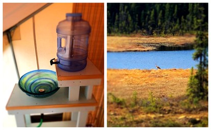 Romantic Tent Getaway for Two with a Private Deck in Soldotna, Alaska - Soldotna, Alaska - glamping.directory