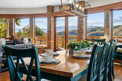 Luxury Mountain Cabin with Hot Tub and Panoramic Views near Pigeon Forge, Tennessee - Sevierville, Tennessee - glamping.directory